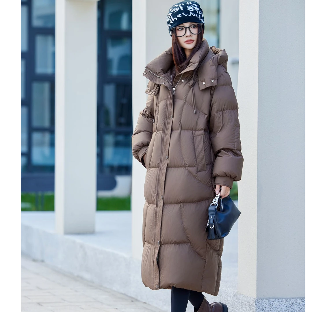 8080 高级感好看羽绒服2024新款90白鸭绒加厚外套