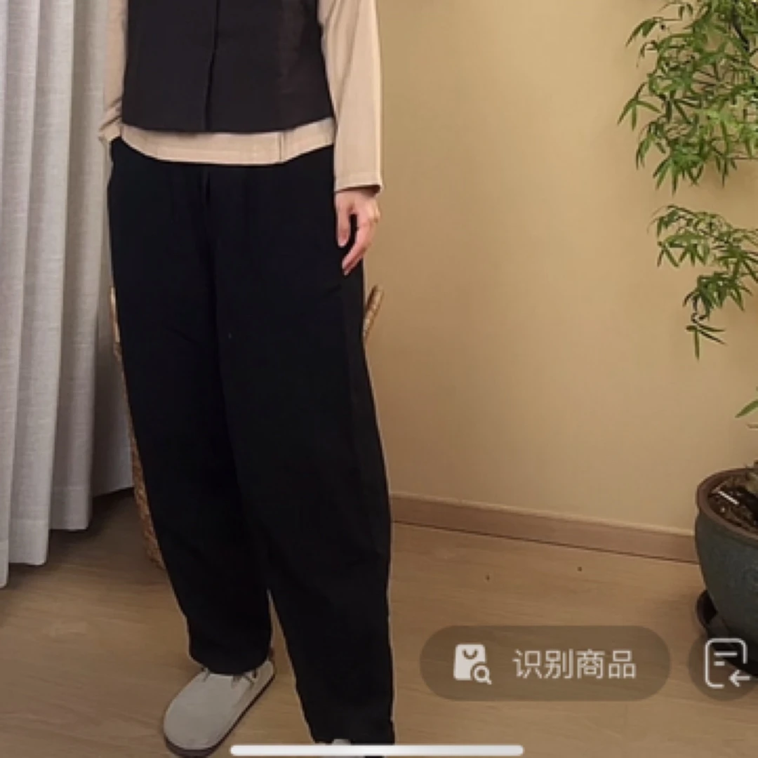 照本堂秋冬男女同款收脚棉裤m22398