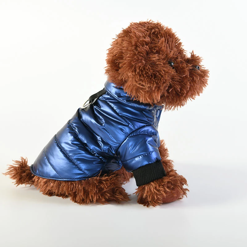 泰迪狗冬季棉衣中小型犬防寒保暖宠物衣服新款棉服不粘毛猫犬通用