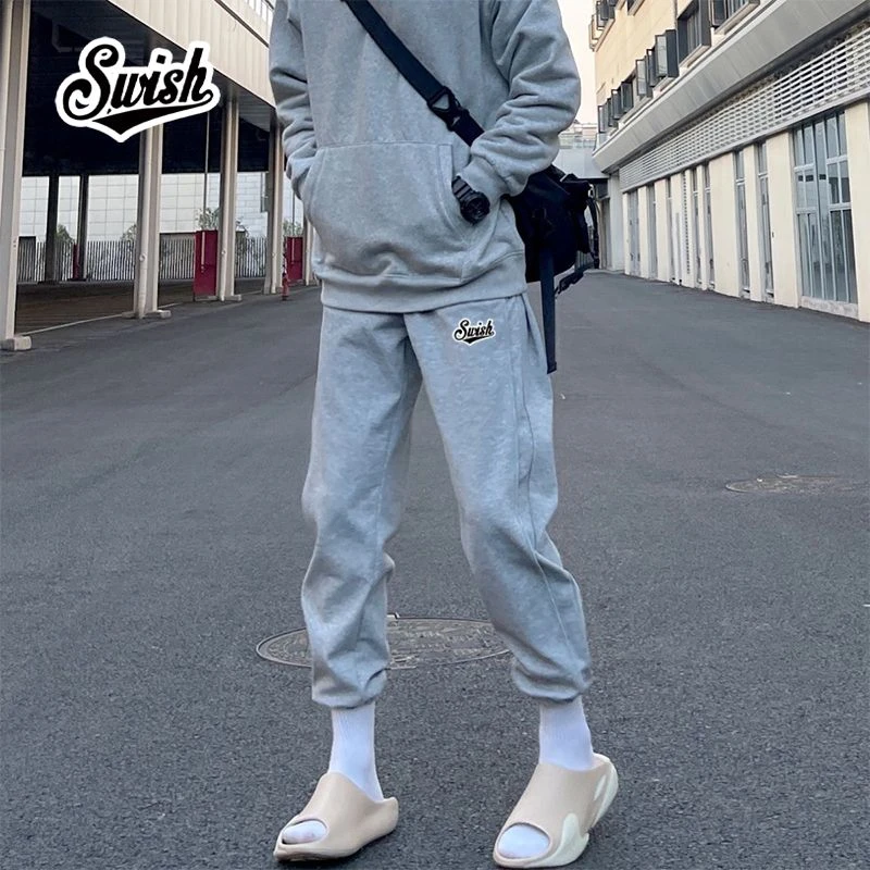 Swish美式投篮训练裤透气宽松束口秋冬季薄款扎袜运动裤休闲长裤