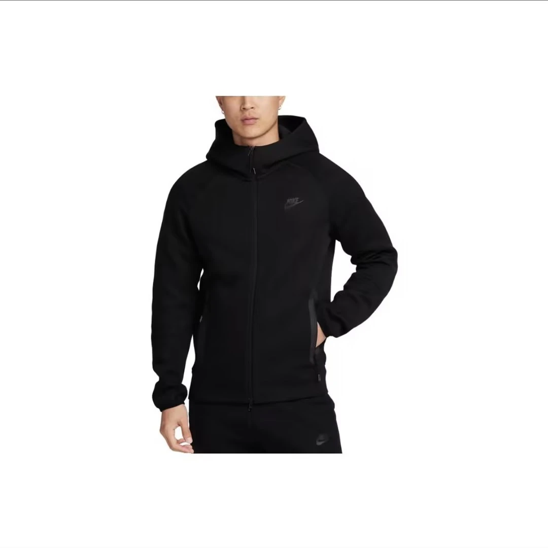 Nike/耐克纯色拉链双头休闲运动外套FB7922-010夏季防晒