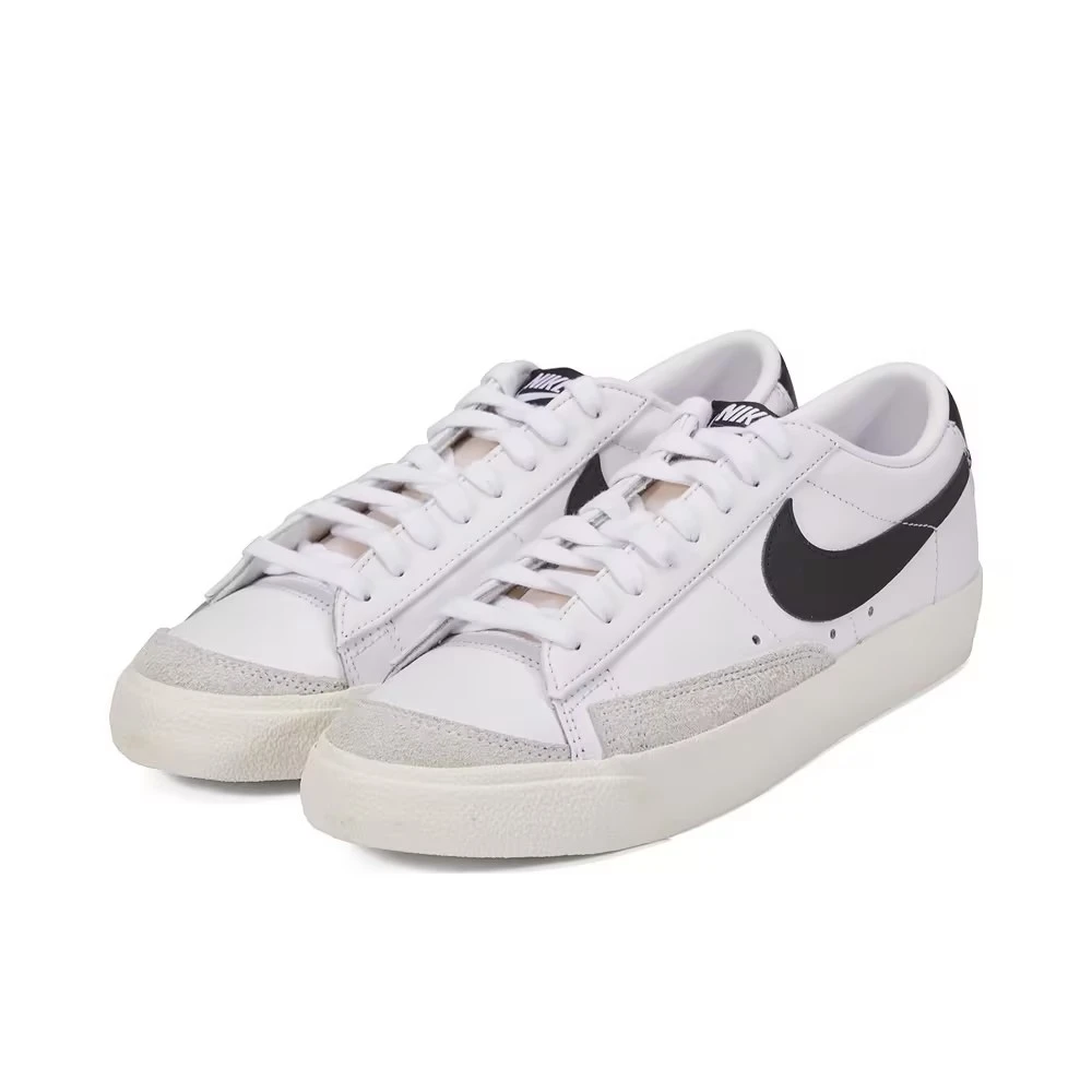 Nike/耐克复古白色黑白潮鞋女子休闲鞋 BLAZER LOW    DC4769-102