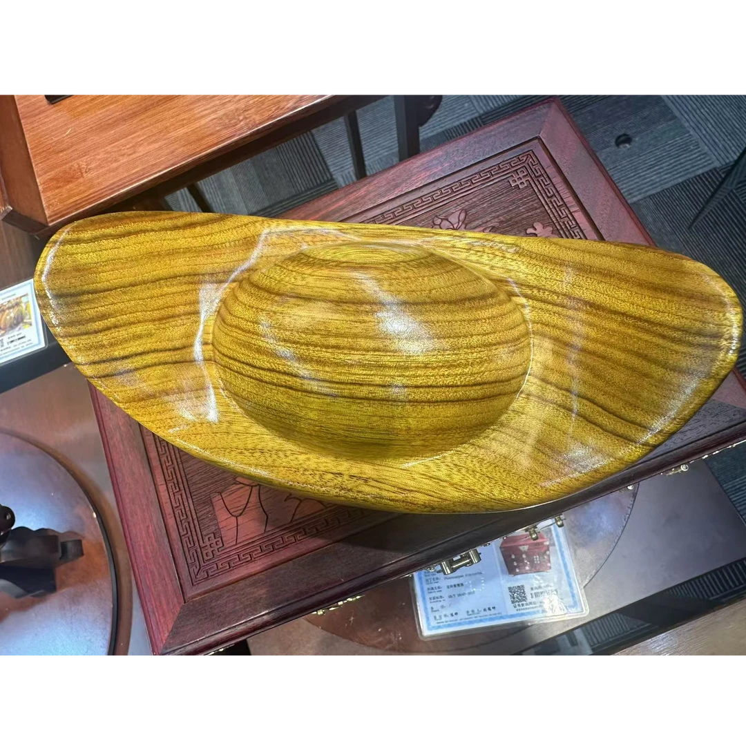 (YB)-金丝楠大元宝摆件