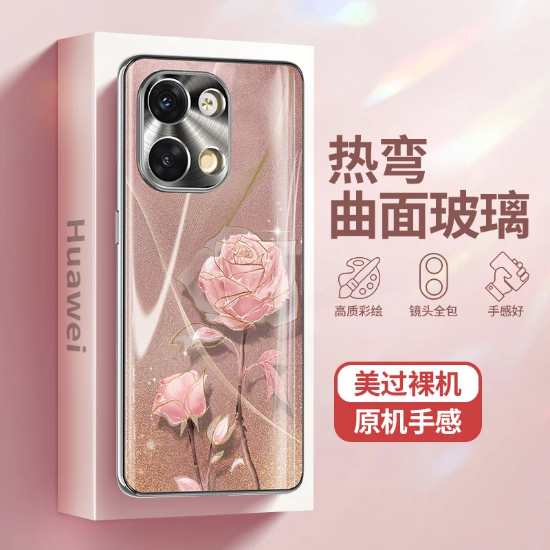 适用opporeno9手机壳高端奢华创意pro轻奢高级感曲面玻璃镜头全包