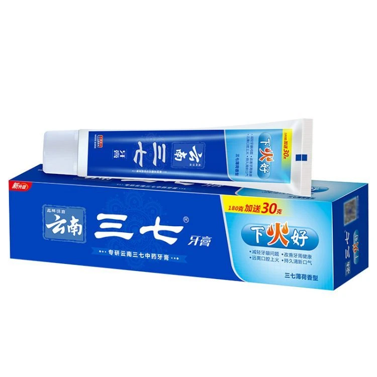 云南三七 下火好牙膏 180g+30g/份