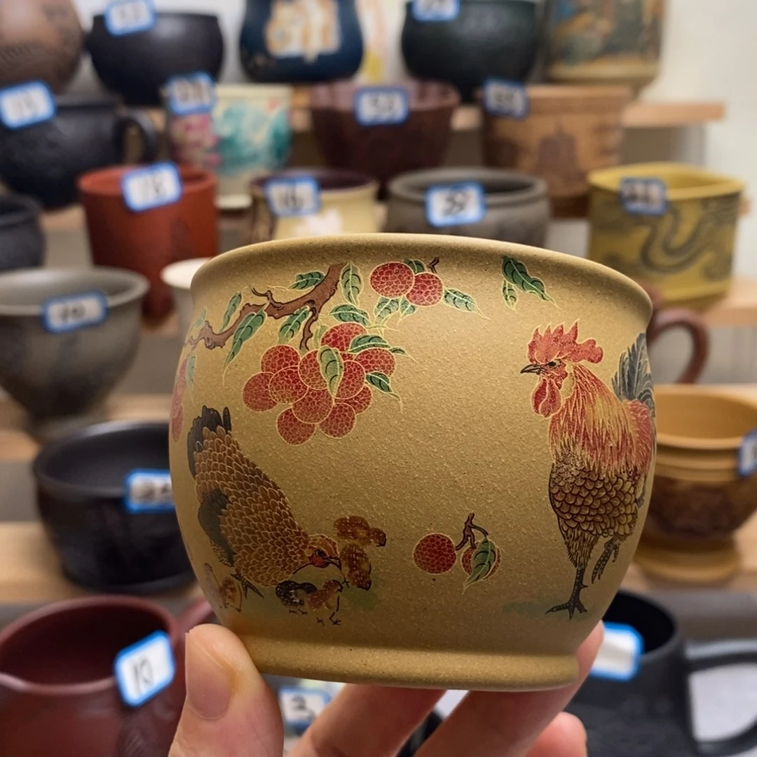 紫砂茶杯宜兴紫砂