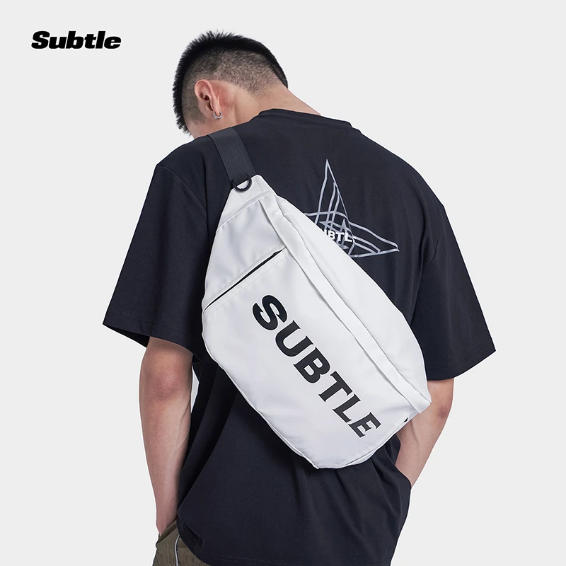 SUBTLE大饺子斜挎包情侣单肩潮流ins街头百搭多功能防水斜挎包