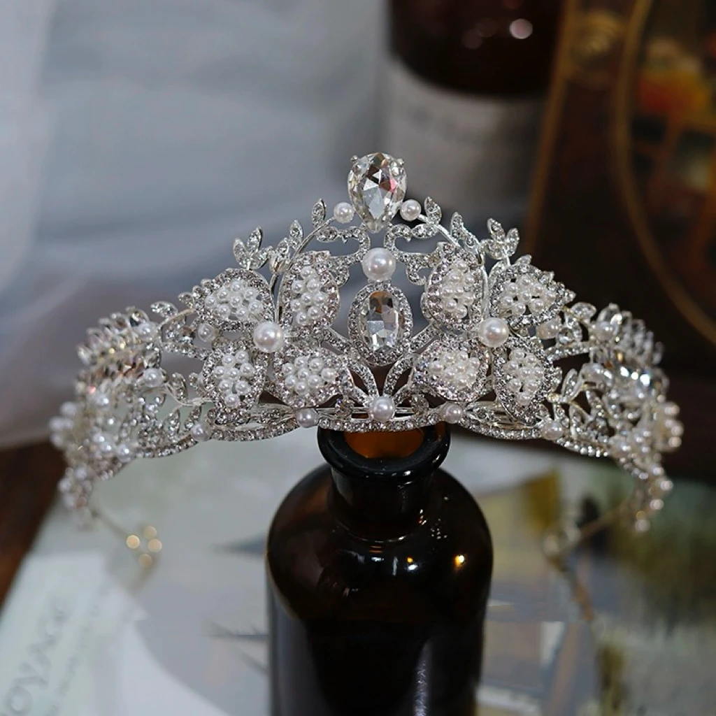 6627莎莎婚嫁饰品时尚百搭结婚新娘精美公主简约大气