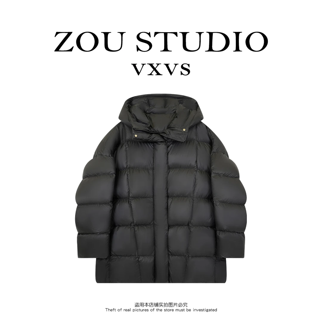 ZOU STUDIO {VXVS}  雪国暖冬 新款百搭潮流304克充绒羽绒服60535