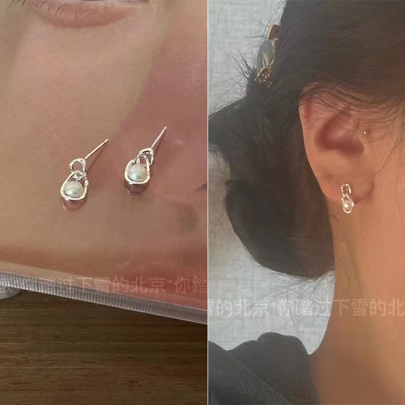 气质温柔百搭小巧耳钉女简约时尚高级感耳环轻奢小众设计耳饰