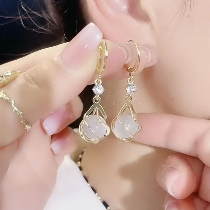 高级感耳扣耳饰小众设计大气网红时尚ins风百搭耳环2025年新款潮