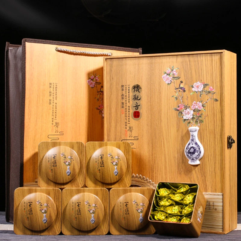 琛牌茶叶 铁观音500g茶叶清香型新茶高山乌龙茶礼盒装送礼茶