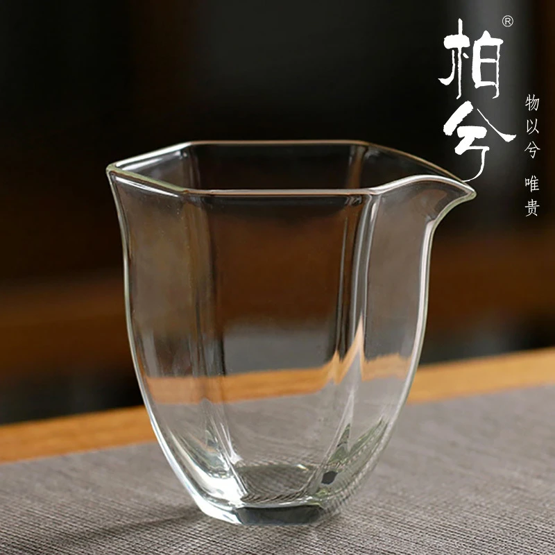 六角玻璃公杯 9*9 200ML