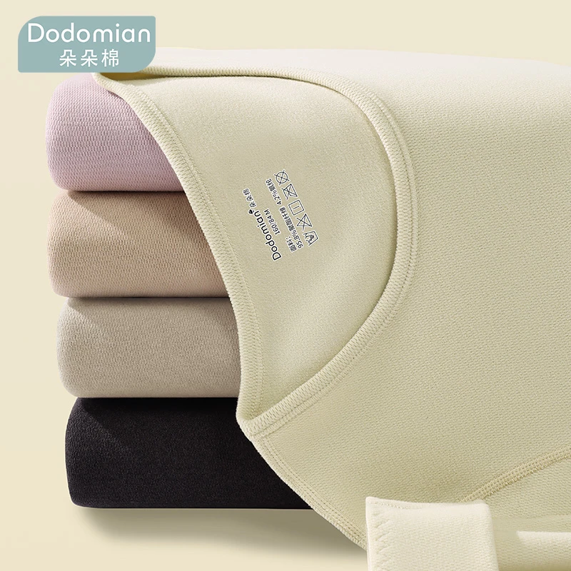 【朵朵棉】保暖内衣男女中厚山茶花反向环巢7A抑菌发热秋衣秋裤