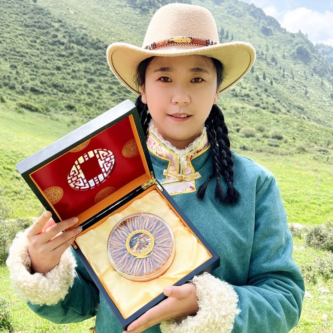 （店主推荐）1克3根大草礼盒2025新货冬虫夏草100整根装礼盒