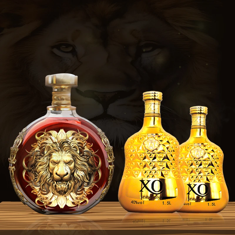 邑宾普罗斯XO白兰地2L*1+罗慕路斯克洛德XO白兰地1.5L*2 40度