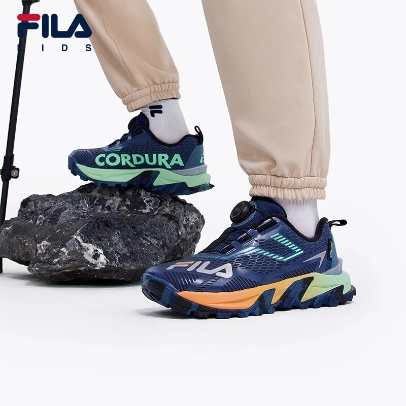 FILA KIDS斐乐童鞋 儿童户外鞋男女大童旋钮BOA综训鞋K15B442504F