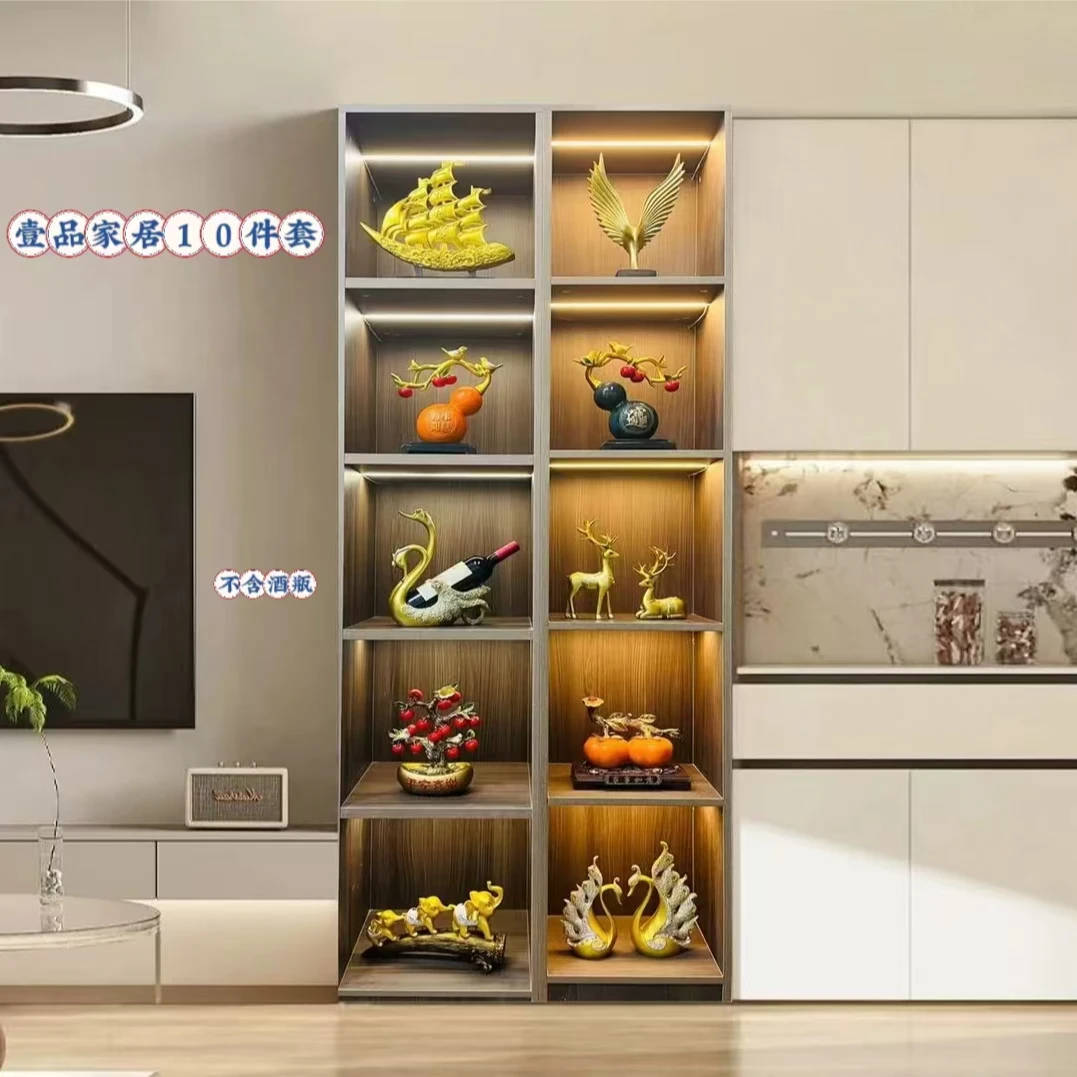 2024新中式套装家居玄关摆件客厅酒柜高档轻奢风办公室酒柜装饰品