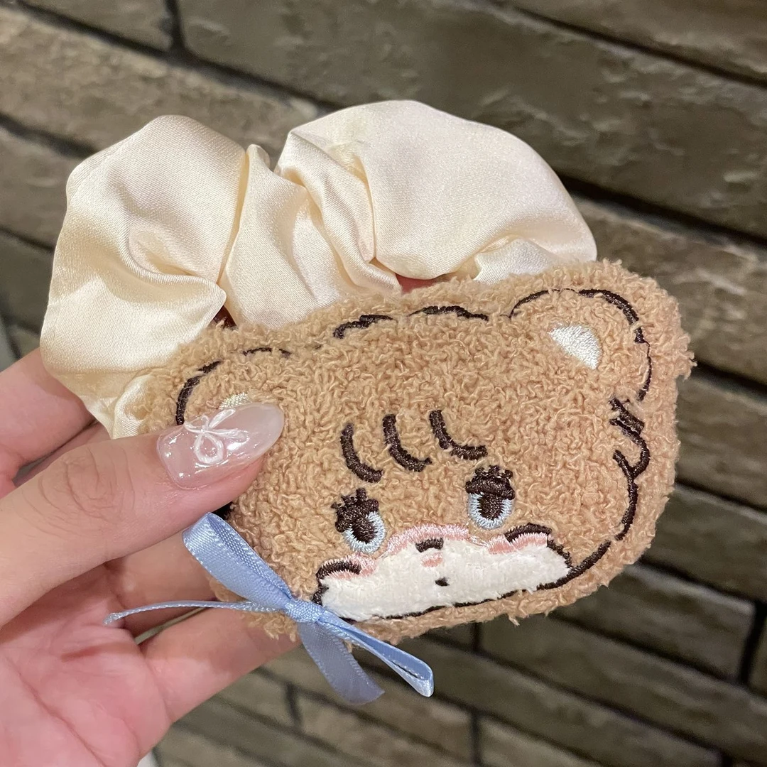 可爱Mikko小熊发圈日韩卡通毛绒头绳少女ins风百搭头绳高颜值发绳