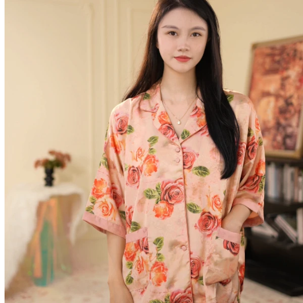 玫瑰系列~2024年夏季新款休闲外穿家居服