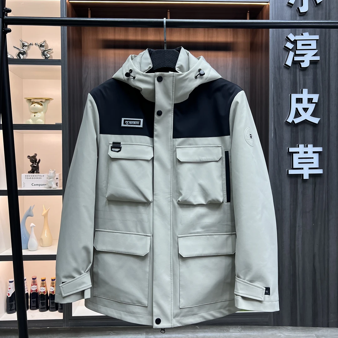 （衣长75）男士新款工装时尚潮流款式派克服（8801）