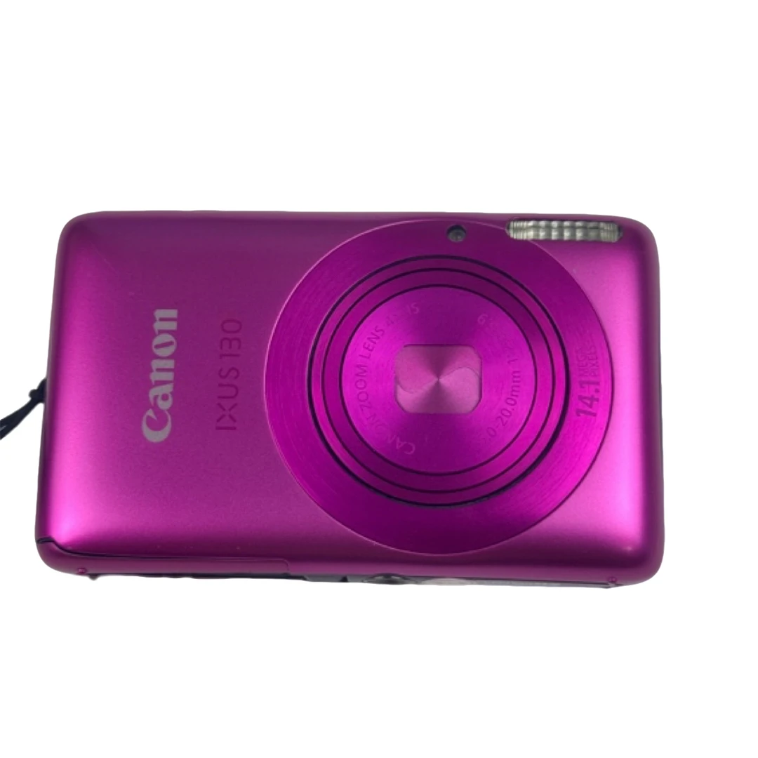 9新 Canon/佳能 ixus130 粉色 复古ccd数码相机 冷白皮网红机