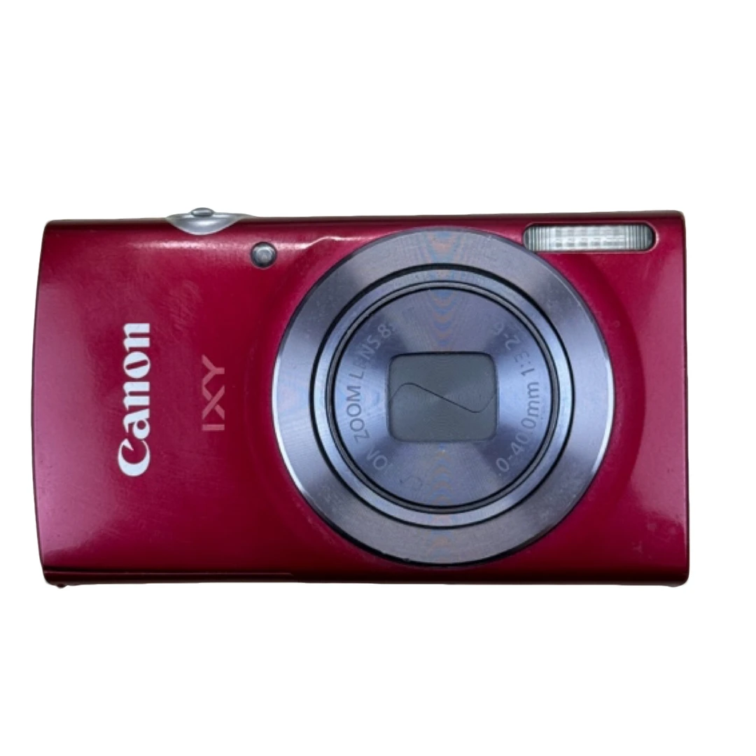 9新 Canon/佳能 ixus165 红色日版无中文 高清ccd数码相机