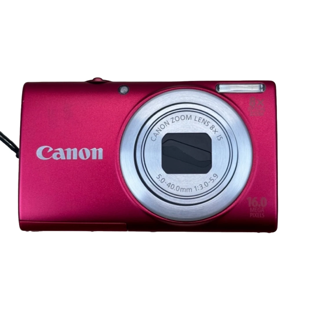 9新 Canon/佳能 a4000 红色 轻微瑕疵高清ccd数码相机