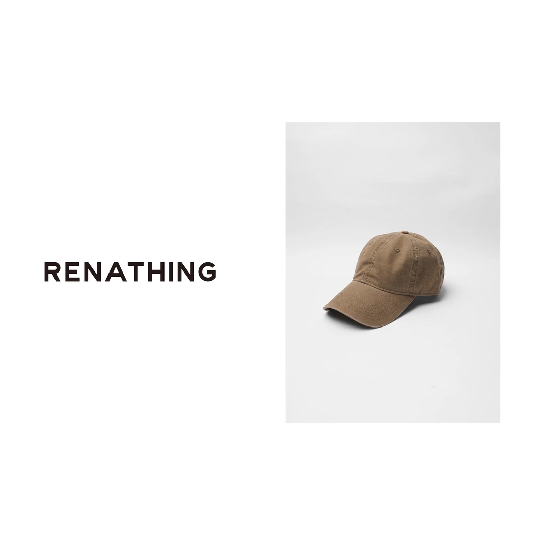 【RENATHING】做旧水洗棒球帽
