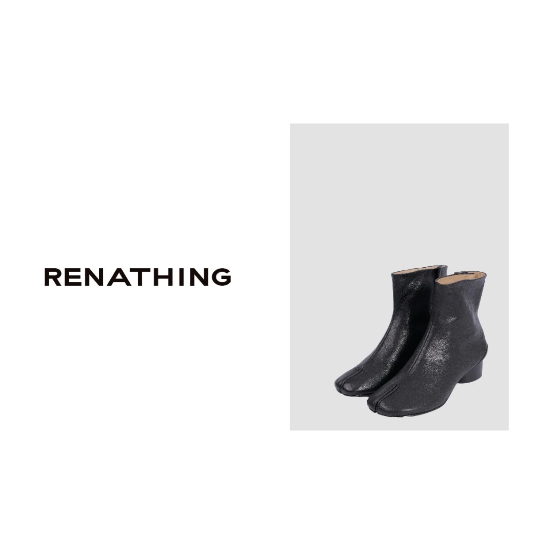 【RENATHING】三厘米分趾短靴