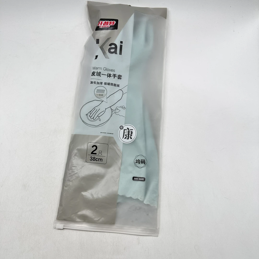 开普特皮绒一体手套38cm4456