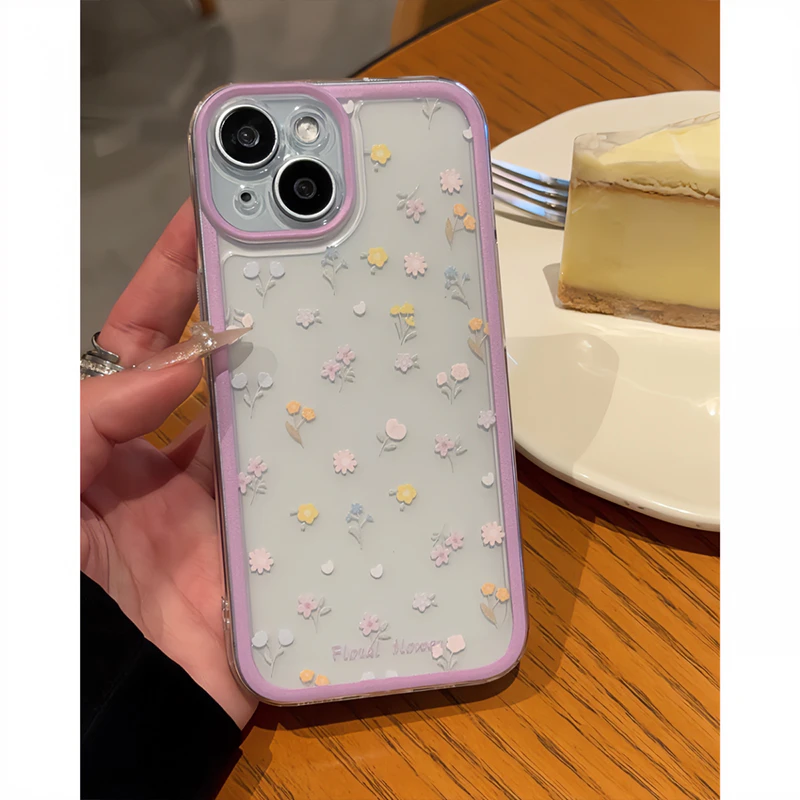 春日清新适用iphone15promax手机壳苹果13/14/12小米vivo华为oppo