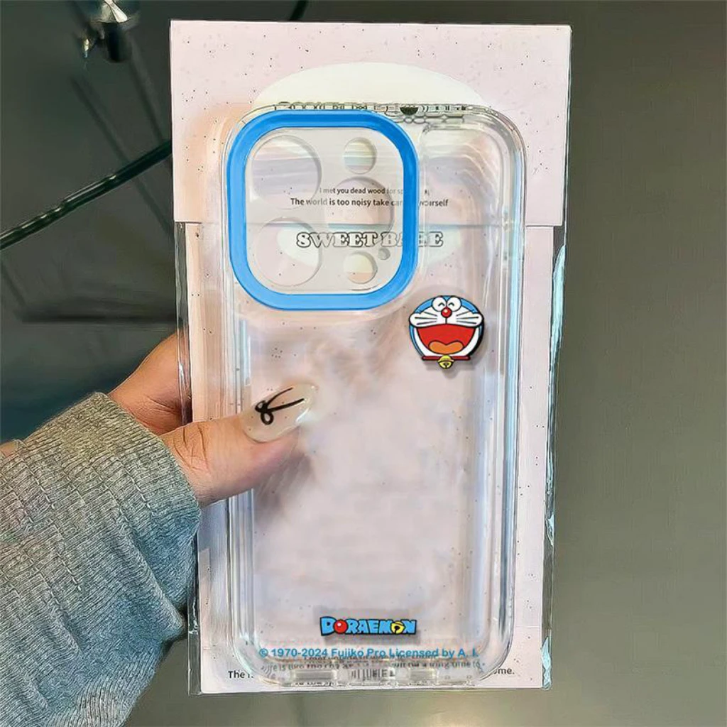 笑叮当猫适用iphone15promax手机壳苹果13/14/12小米vivo华为oppo