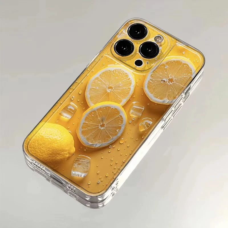 夏日柠檬适用iphone15promax手机壳苹果13/14/12小米vivo华为oppo