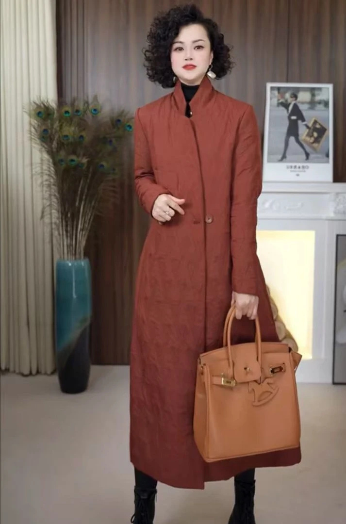 5205 气质百搭冬季加棉加厚外套