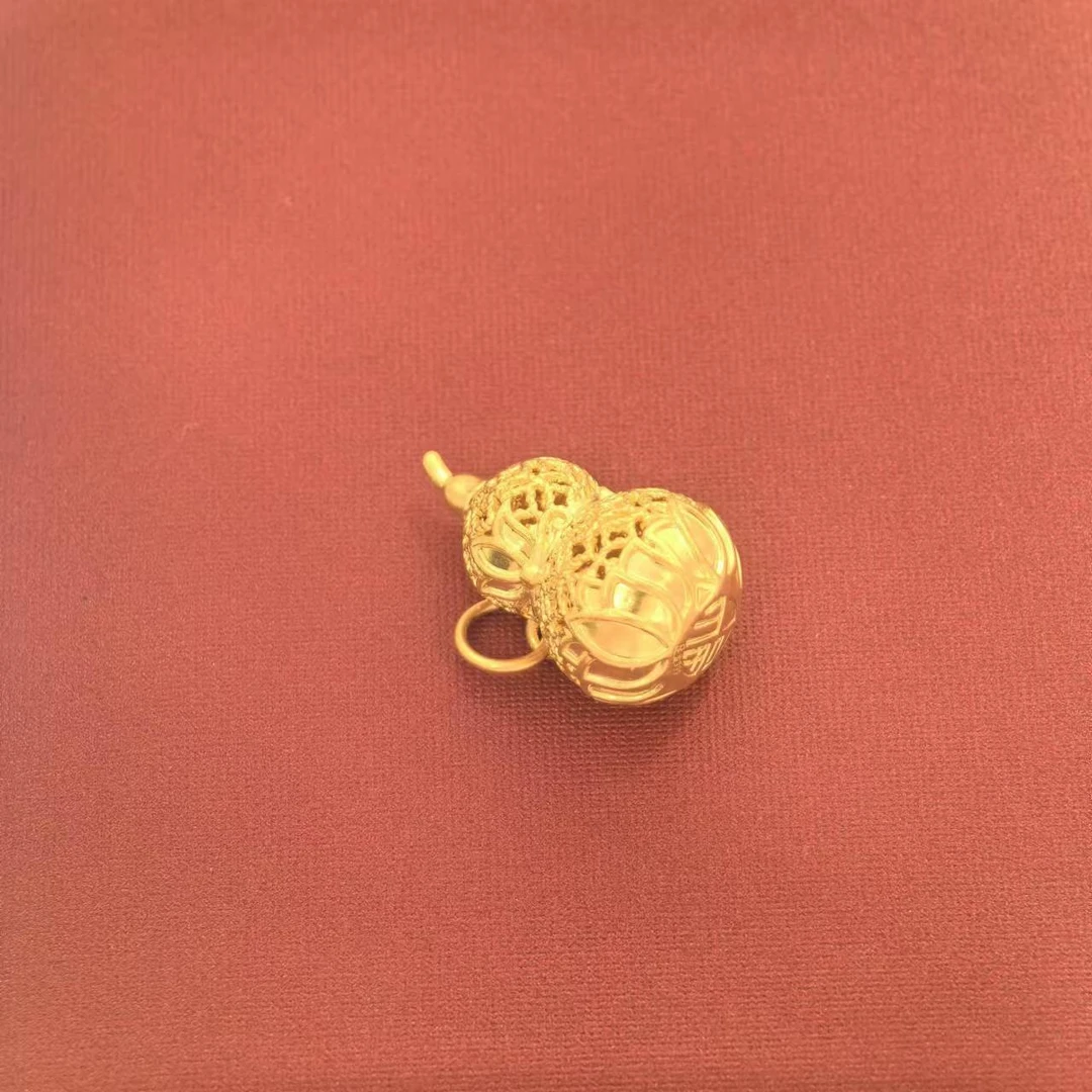 足金999莲花葫芦（配件）-JFX1313