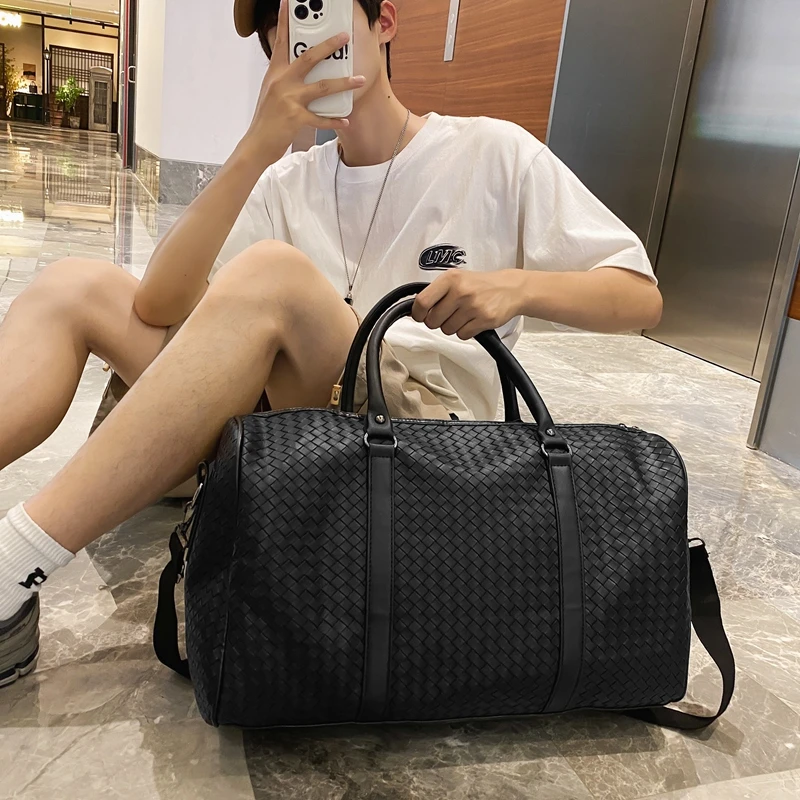 高级感大容量旅行包男短途行李包手提商务出差装衣服的包女健身包