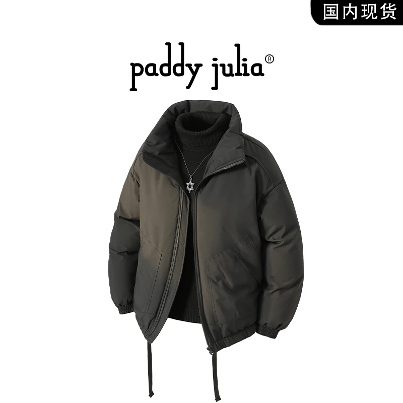Paddy julia棉服男款冬季情侣立领加厚保暖休闲潮牌痞帅棉袄外套