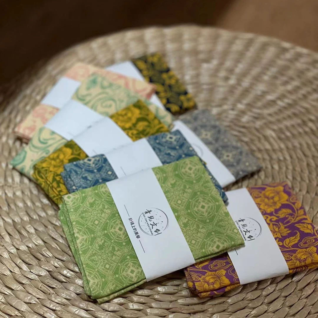 国潮风棉麻双面吸水茶巾中式茶桌茶垫茶台茶布养壶巾茶道零配件