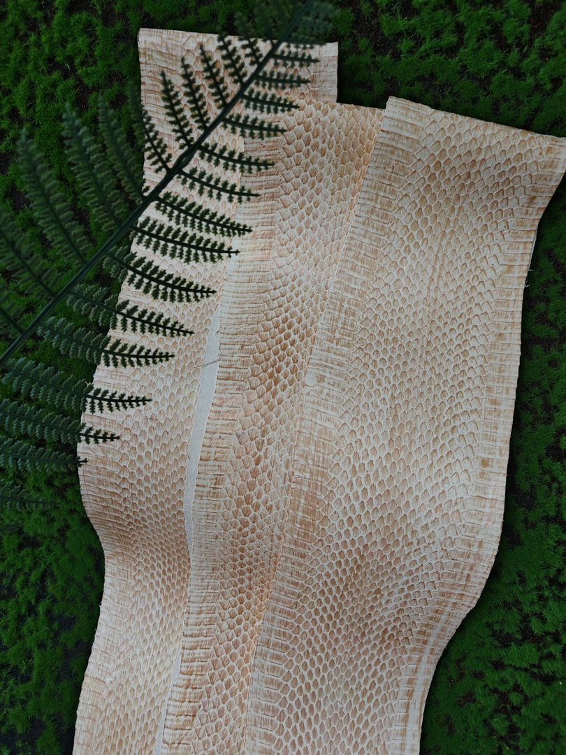 蛇皮项圈手机壳蛇纹表带料子天然蛇皮手工diy彩色皮具