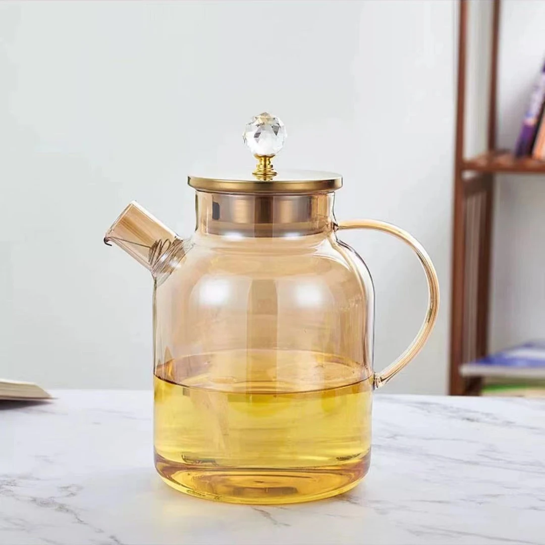 1.8L兰陵壶可电陶炉明火加热耐高温冷水壶煮茶壶玻璃煮煮茶壶