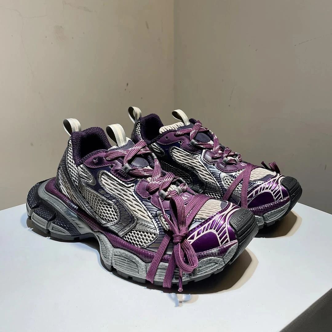 巴黎3XL老爹鞋网红款2024年新款厚底增高透气炸街走秀休闲运动鞋