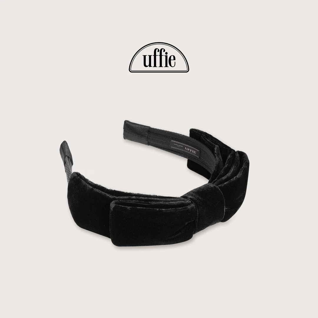 UFFIE丝绒蝴蝶结发箍