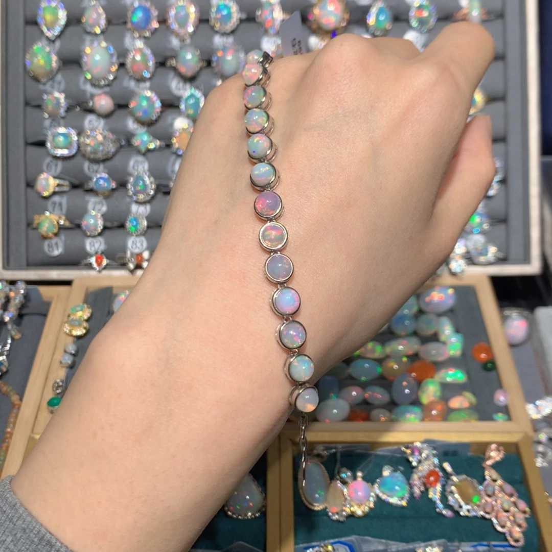 【闪购商品】欧泊手链x银S925镶嵌