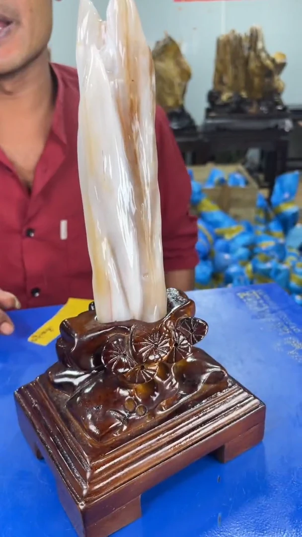 【闪购商品】硅化玉摆件未镶嵌A50