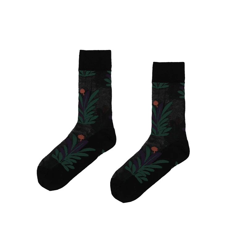 MOVEUP幻走2024春季新款撞色透气时尚袜124103908（颜色随机）