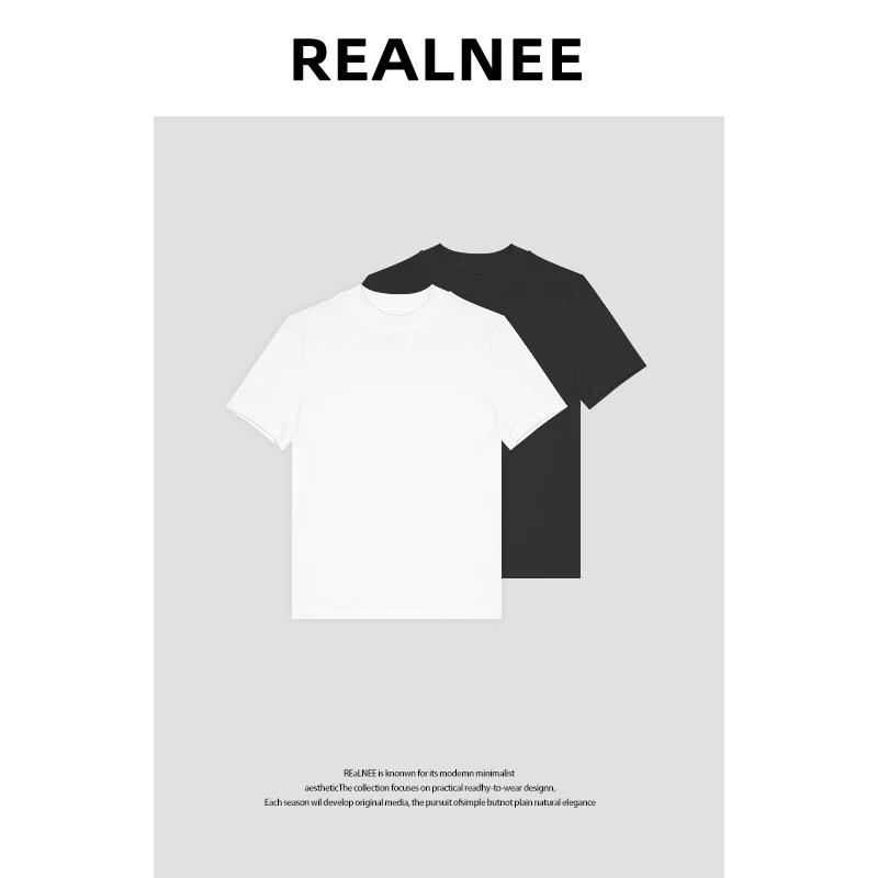 【暮斯伶】“进口优质棉”极简舒适百搭纯色短袖T恤RLMMC4SY09106