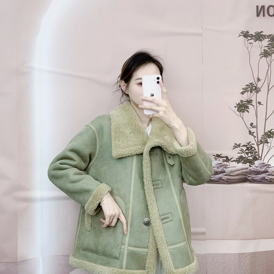 【诺斯威玛】两面穿羊毛外套女2229