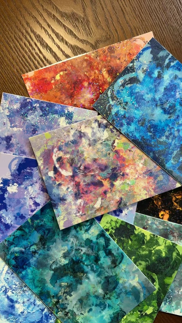 流麻手工手机壳背卡diy手帐拼贴大背景素材