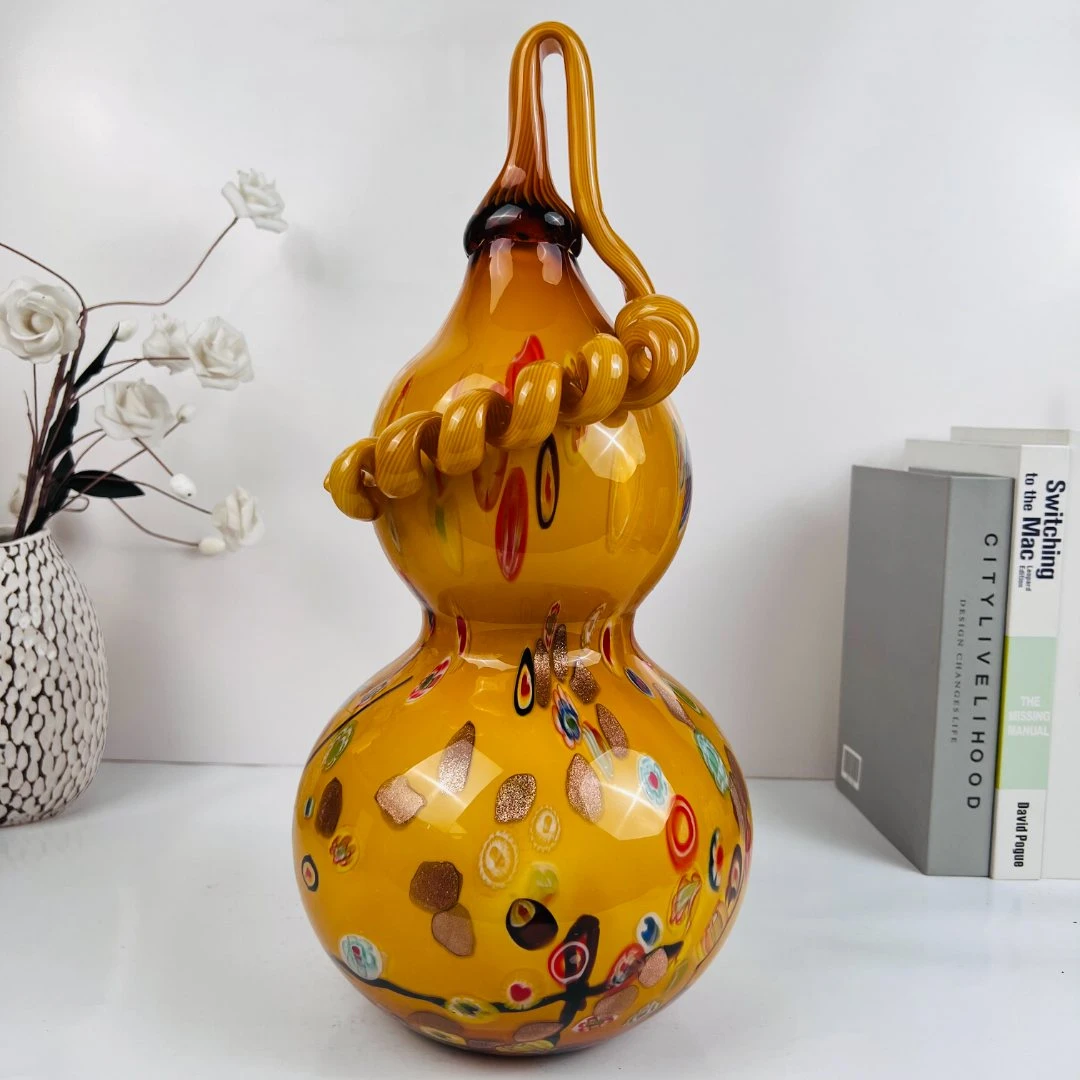 【琉璃哥】纯手工热塑琉璃《万花大葫芦》 家居饰品 装饰摆件礼品